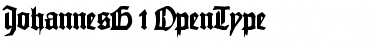Download JohannesG Regular Font Title Preview