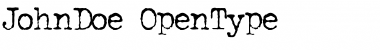 Download JohnDoe Regular Font Title Preview