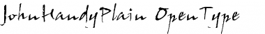 Download John Handy Plain Font Title Preview