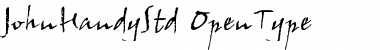 Download John Handy Std Regular Font Title Preview