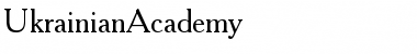 Download UkrainianAcademy Regular Font
