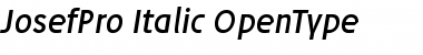Download Josef Pro Italic Font Title Preview
