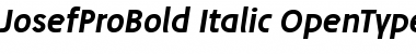 Download Josef Pro Bold Italic Font Title Preview