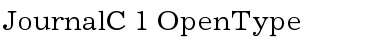 Download JournalC Regular Font Title Preview