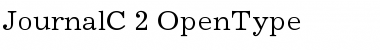 Download JournalC Regular Font Title Preview