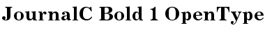 Download JournalC Bold Font Title Preview