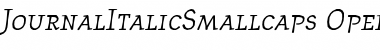 Download Journal ItalicSmallcaps Font Title Preview