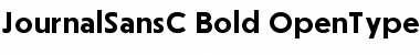Download JournalSansC Regular Font Title Preview