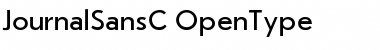 Download JournalSansC Regular Font Title Preview