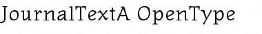 Download JournalText Regular Font Title Preview