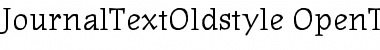 Download JournalTextOldstyle Regular Font Title Preview