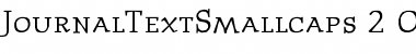Download JournalTextSmallcaps Regular Font Title Preview