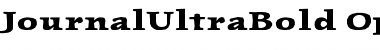Download JournalUltraBold Regular Font Title Preview
