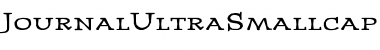 Download JournalUltraSmallcaps Regular Font Title Preview