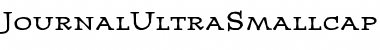 Download JournalUltraSmallcaps Regular Font Title Preview