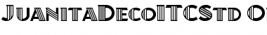 Download Juanita Deco ITC Std Regular Font Title Preview