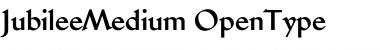 Download JubileeMedium Regular Font Title Preview
