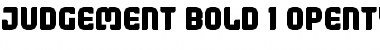 Download Judgement Bold Font Title Preview