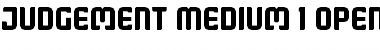 Download Judgement Regular Font Title Preview