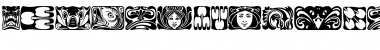 Download Jugendstil Ornamente Regular Font Title Preview