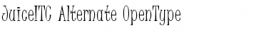 Download Juice ITC Alt ernate Font Title Preview