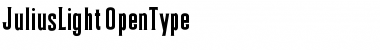 Download JuliusLight Regular Font Title Preview