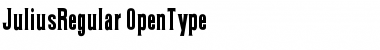 Download JuliusRegular Regular Font Title Preview