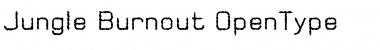 Download Jungle Burnout 1 Regular Font Title Preview