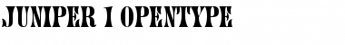 Download Juniper Regular Font Title Preview