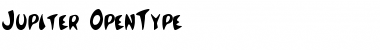 Download Jupiter Regular Font Title Preview