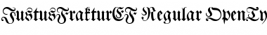 Download JustusFrakturEF Regular Font Title Preview