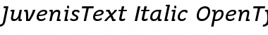 Download Juvenis Text Italic Font Title Preview