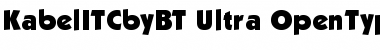 Download ITC Kabel Ultra Font Title Preview