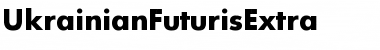 Download UkrainianFuturisExtra Regular Font