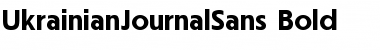 Download UkrainianJournalSans Bold Font