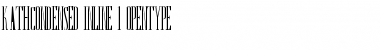 Download KathCondensed Inline Font Title Preview