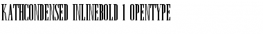 Download KathCondensed InlineBold Font Title Preview