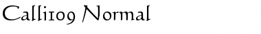 Download Calli109 Normal Font