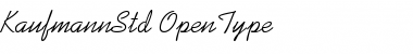 Download Kaufmann Std Roman Font Title Preview