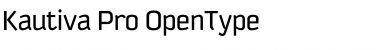 Download Kautiva Pro Regular Font Title Preview
