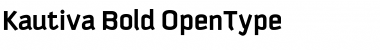Download Kautiva Bold Font Title Preview
