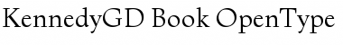 Download Kennedy Book Font Title Preview