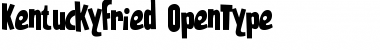 Download Kentuckyfried Regular Font Title Preview