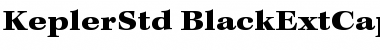 Download Kepler Std Black Extended Caption Font Title Preview