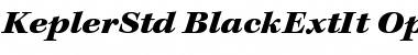 Download Kepler Std Black Extended Italic Font Title Preview