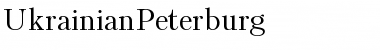 Download UkrainianPeterburg Regular Font
