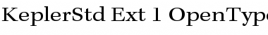 Download Kepler Std Extended Font Title Preview