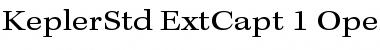 Download Kepler Std Extended Caption Font Title Preview