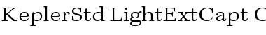 Download Kepler Std Light Extended Caption Font Title Preview