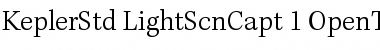 Download Kepler Std Light Semicondensed Caption Font Title Preview